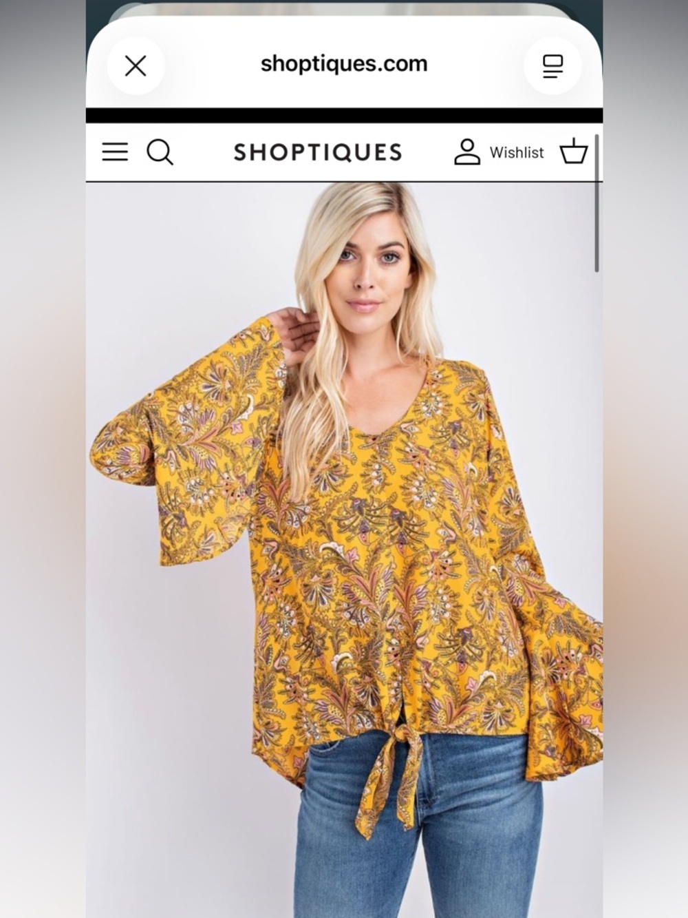 1.4.3. Story by Line Up Mustard Paisley Blouse ptp 20